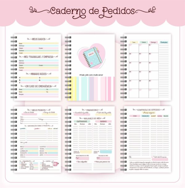 Caderno de Pedido Candy - Arquivo Digital