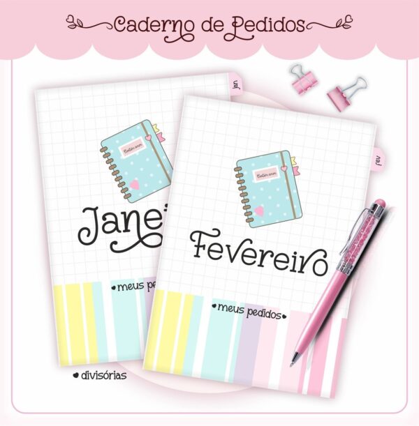 Caderno de Pedido Candy - Arquivo Digital