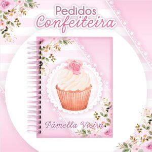 caderno de pedidos confeiteira arquivo digital agenda 2022