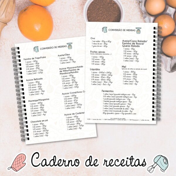 Caderno de Receitas Clean - Arquivo Digital