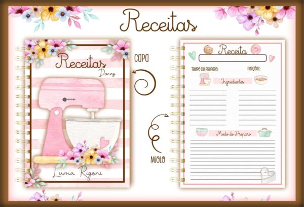 Caderno de Receitas Doces - Arquivo Digital