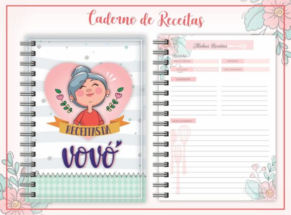 Caderno de Receitas Vovó - Arquivo Digital