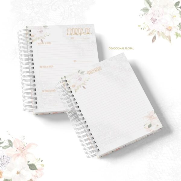 Caderno Devocional A5 Mamãe e Vovó Floral - Arquivo Digital - Imagem 4