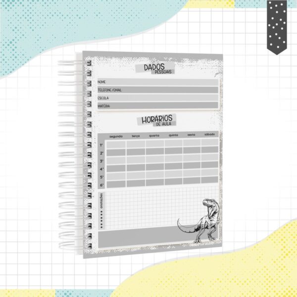Caderno Dinossauro - Arquivo Digital - Imagem 2
