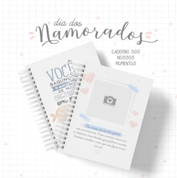 Caderno dos Nossos Momentos - Dia dos Namorados