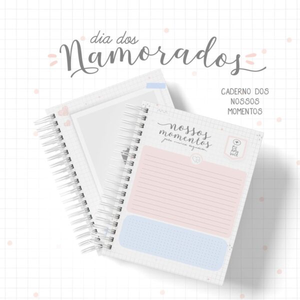 Caderno dos Nossos Momentos - Dia dos Namorados