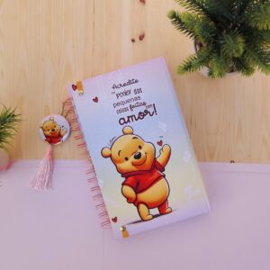 caderno especial ursinho pooh png e pdf papel e cia