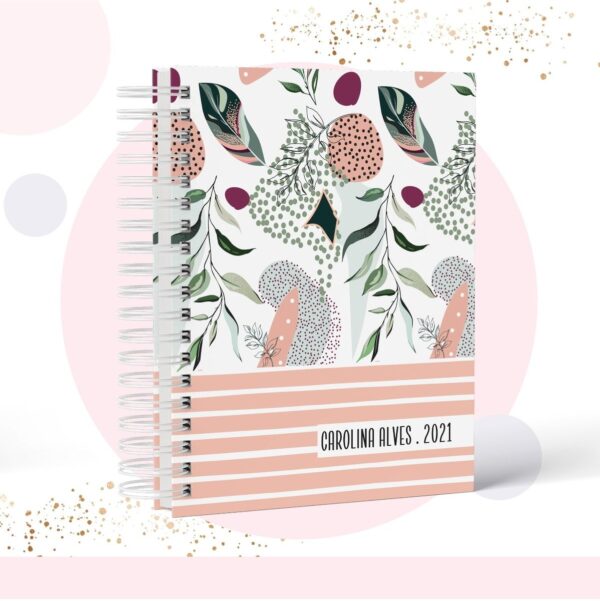 Caderno Floral - Modelo 1 - Arquivo Digital