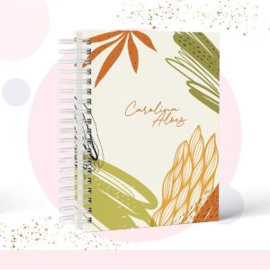 caderno floral modelo 10 arquivo digital encadernacao digital