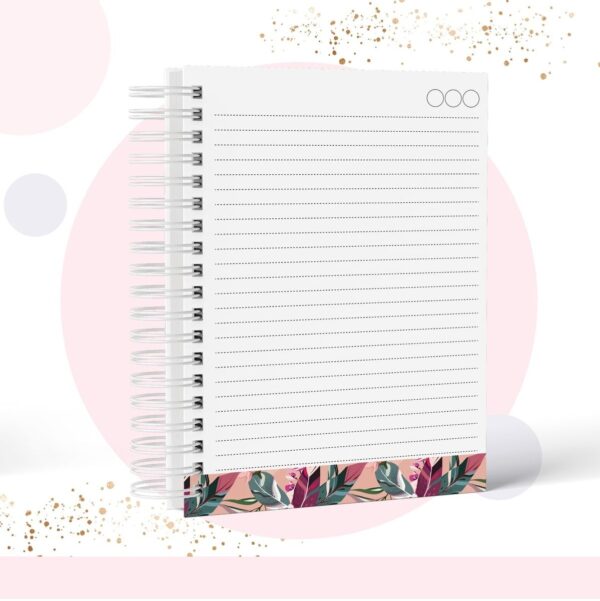 Caderno Floral - Modelo 2 - Arquivo Digital - Imagem 2