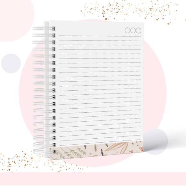 Caderno Floral - Modelo 6 - Arquivo Digital - Imagem 2