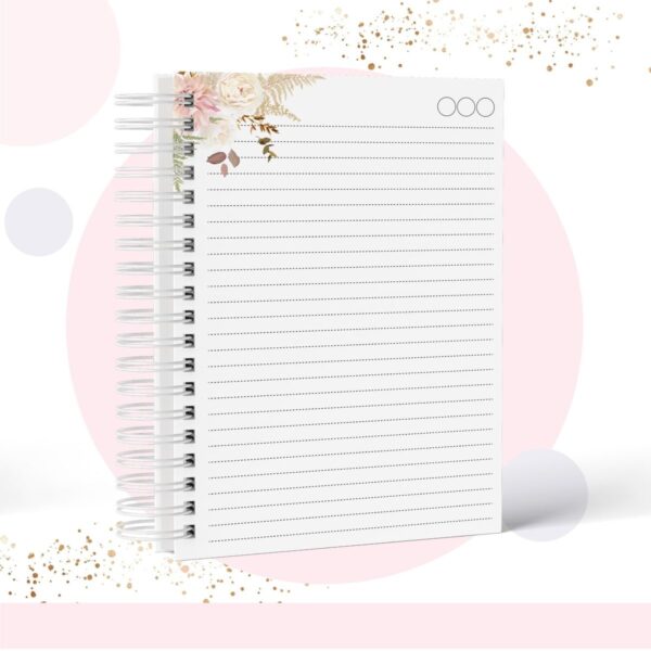 Caderno Floral - Modelo 8 - Arquivo Digital - Imagem 2