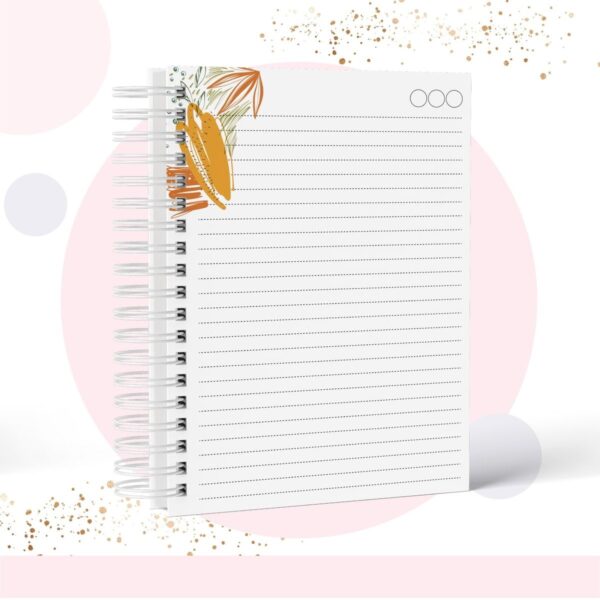 Caderno Floral - Modelo 9 - Arquivo Digital - Imagem 2