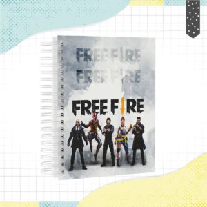 caderno freefire arquivo digital scrapbook 2