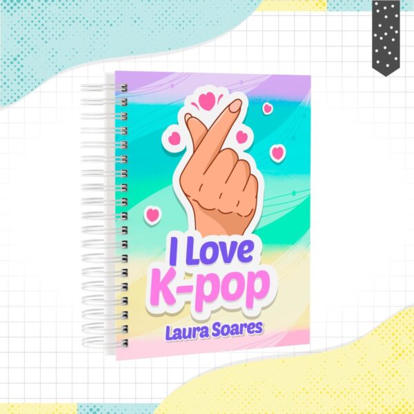 Caderno KPOP Menina - Arquivo Digital