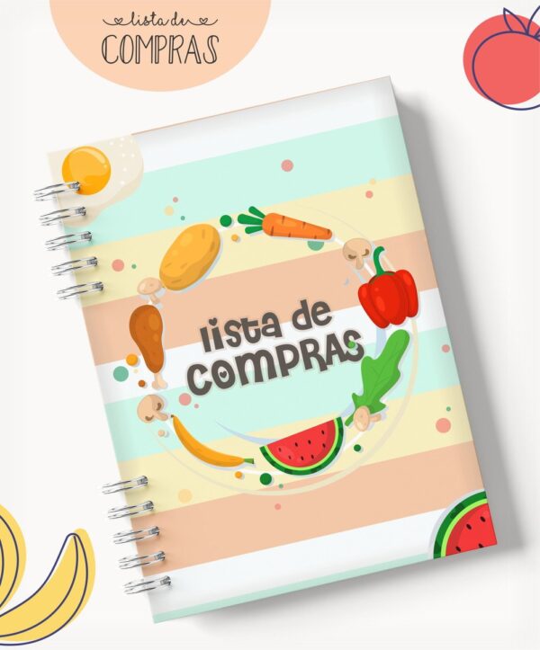 Caderno Lista de Compras MOD04 - Arquivo Digital - Imagem 2