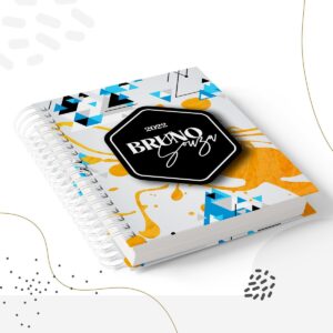 caderno masculino modelo 15 arquivo digital encadernacao
