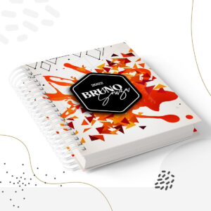caderno masculino modelo 18 arquivo digital papel e cia