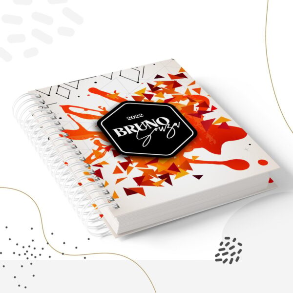 Caderno Masculino - Modelo 18 - Arquivo Digital