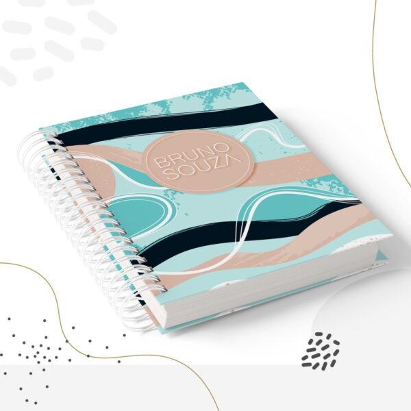 Caderno Masculino - Modelo 7 - Arquivo Digital