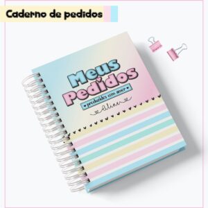 caderno meus pedidos 04 arquivo digital organizacao