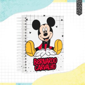 caderno mickey arquivo digital encadernacao 1