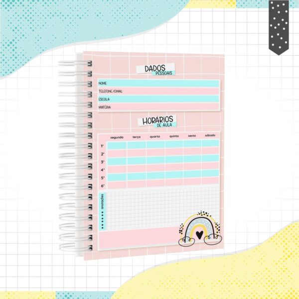 Caderno Minimalista Menina - Arquivo Digital - Imagem 2