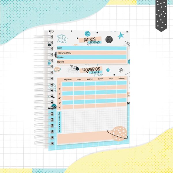 Caderno Minimalista Menino - Arquivo Digital - Imagem 2