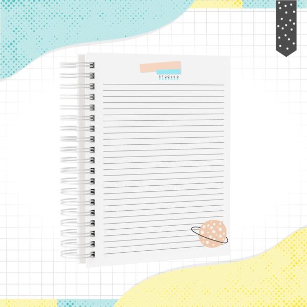 Caderno Minimalista Menino - Arquivo Digital - Imagem 3