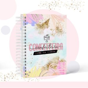 caderno pautado profissao confeiteira arquivo digital caderno pautado 1