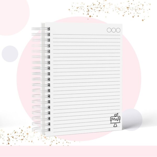 Caderno Pautado Profissão Confeiteira - Arquivo Digital - Imagem 2