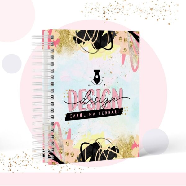 Caderno Pautado Profissão Design - Arquivo Digital
