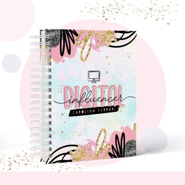 Caderno Pautado Profissão Digital Influencer - Arq Digital