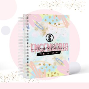 caderno pautado profissao engenharia arquivo digital papelaria 1