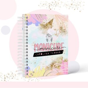 caderno pautado profissao manicure arquivo digital caderno 1