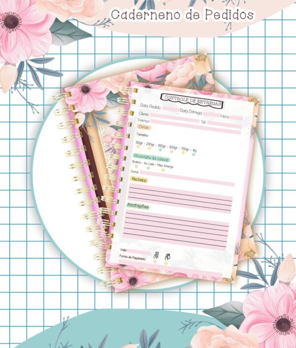 Caderno Pedidos Páscoa Mod3 - Arquivo Digital - Imagem 2