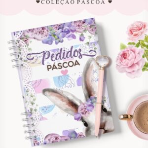 Caderno Pedidos Páscoa Roxo - Arquivo Digital