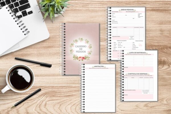 Caderno Pedidos Rosa - Arquivo Digital