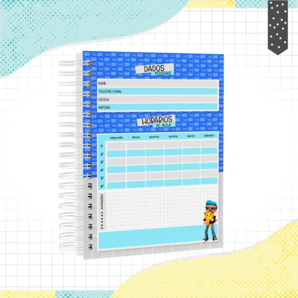Caderno PKXD Menino - Arquivo Digital - Imagem 2