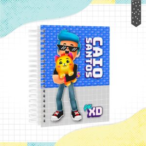 caderno pkxd menino arquivo digital papelaria 2