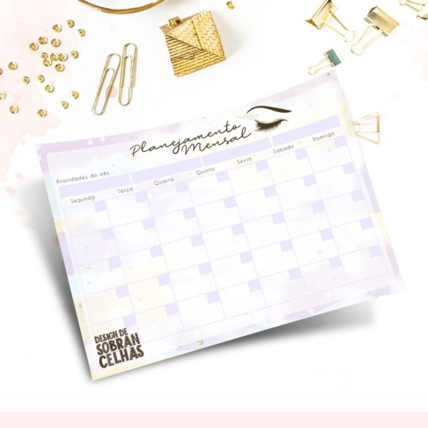 Caderno Profissão Design de Sobrancelhas - Arquivo Digital - Imagem 2