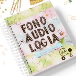 caderno profissao fonoaudiologia arquivo digital papelaria personalizada