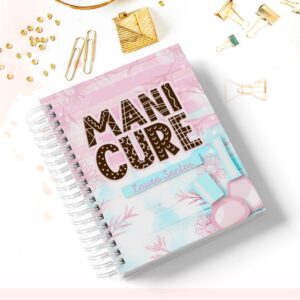 caderno profissao manicure pautado