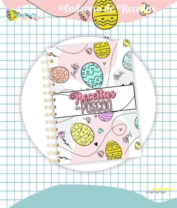 Caderno Receitas Páscoa Mod04 - Arquivo Digital