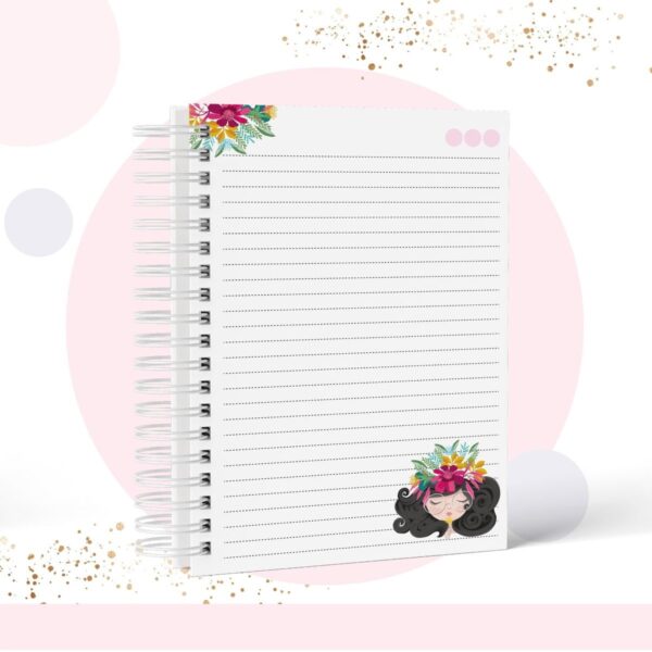 Caderno Teen Menina - Modelo 1 - Arquivo Digital - Imagem 2