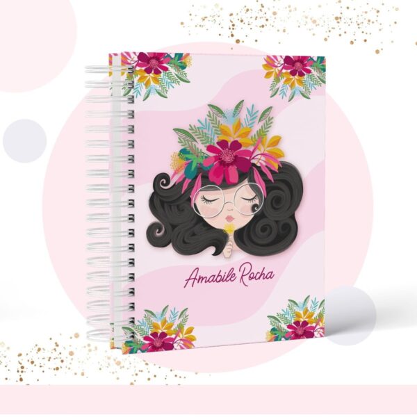 Caderno Teen Menina - Modelo 1 - Arquivo Digital