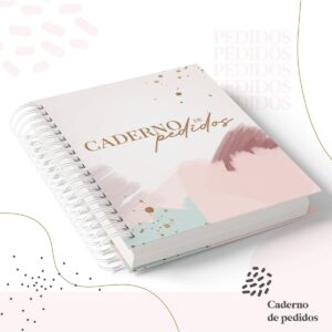 cadernos de pedidos encadernacao arquivo digital papelaria