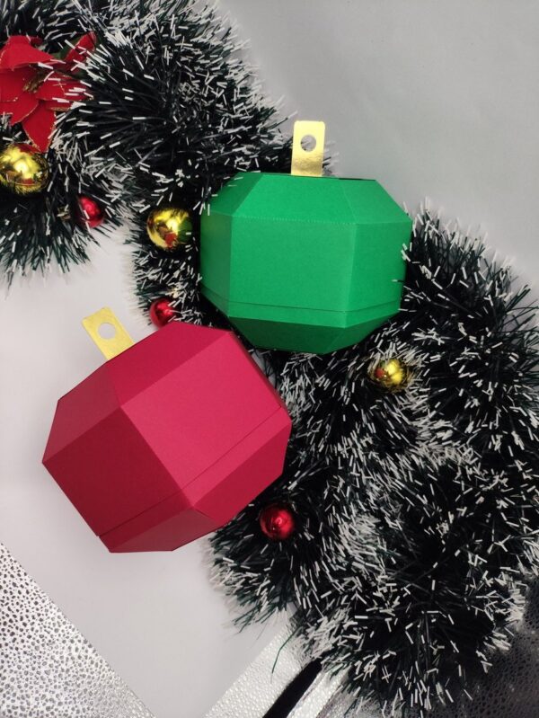 Caixa Bola de Natal - pdf e Studio - Imagem 3