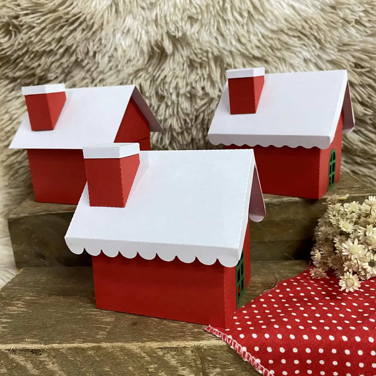 Caixa Casinha do Papai Noel - Arquivo de Corte 4 Caixa Casinha Do Papai Noel Arquivo De Corte 2