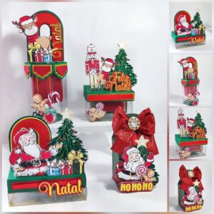 caixas acetato natal noel pdf e studio silhouette